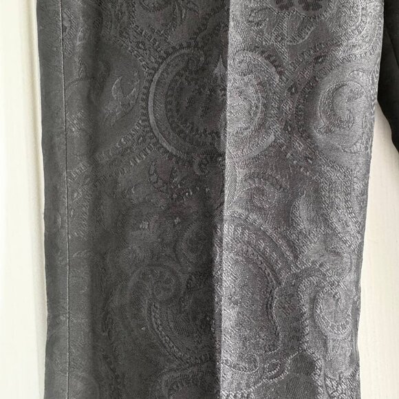 EXPRESS DESIGN STUDIO Straight Leg Printed Fabric  Pants - Size 0 - Picture 4 of 6